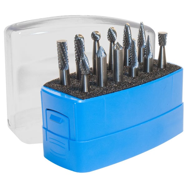 9 Piece Plastic Bur Set Dblcut